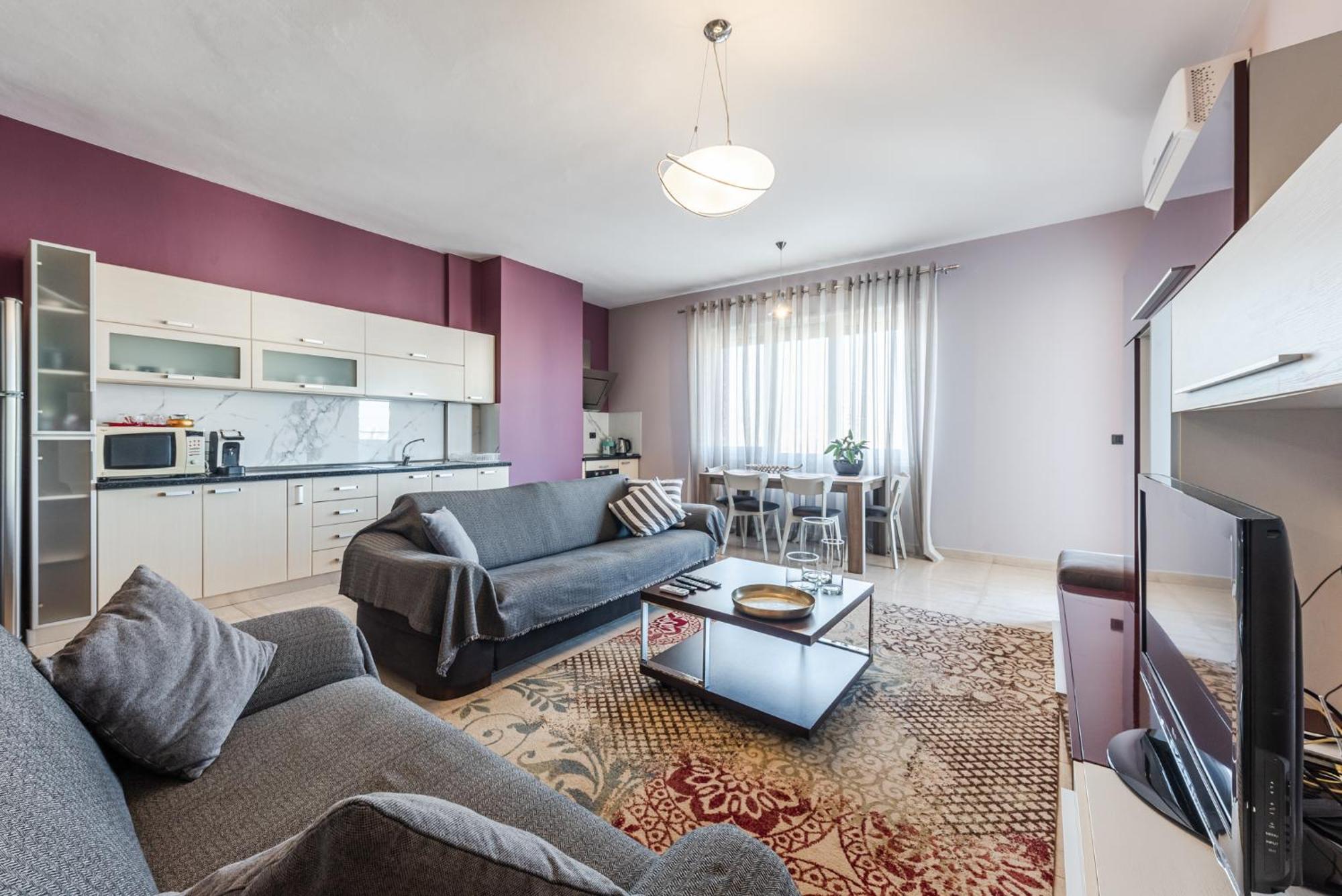 Main Square Apartment Dıraç Dış mekan fotoğraf